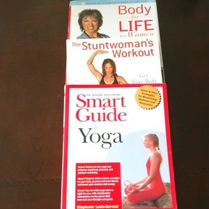 Body for Life, The Stunt woman's workout, Smart Guide to Yoga books